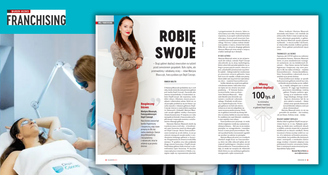 wywiad martyna blaszczyk - depilconcept