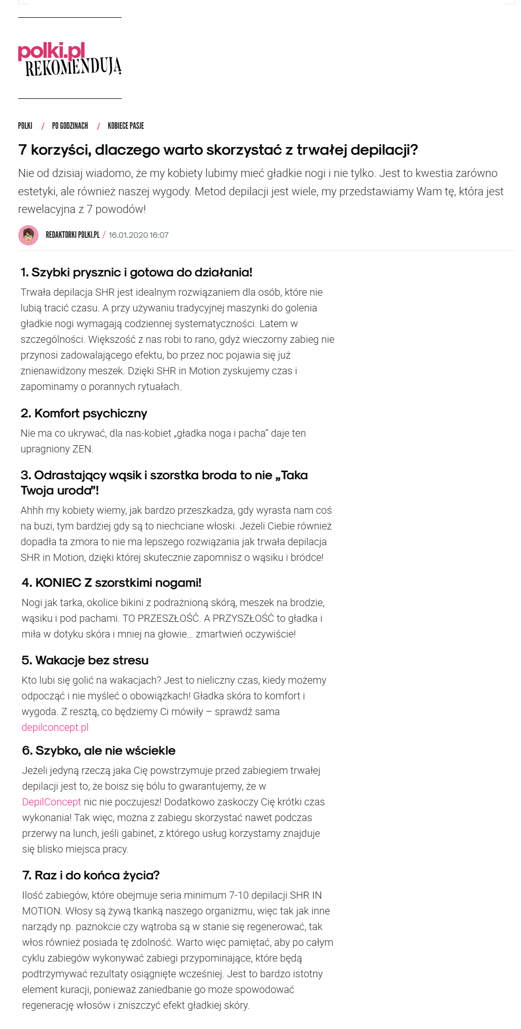 polki pl artykuł depilconcept